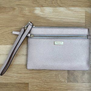 Kate Spade Rose Gold Clutch Wristlet